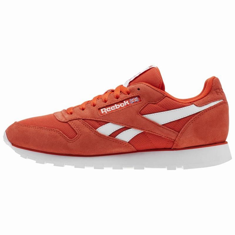 Reebok Classic Leather Tenisky Panske - Oranžové NP8194LE